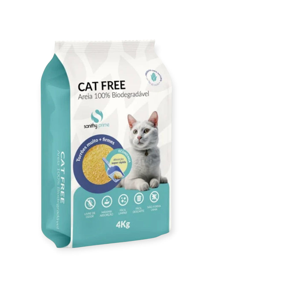 Areia CAT FREE – Areia Biodegradável 4kg