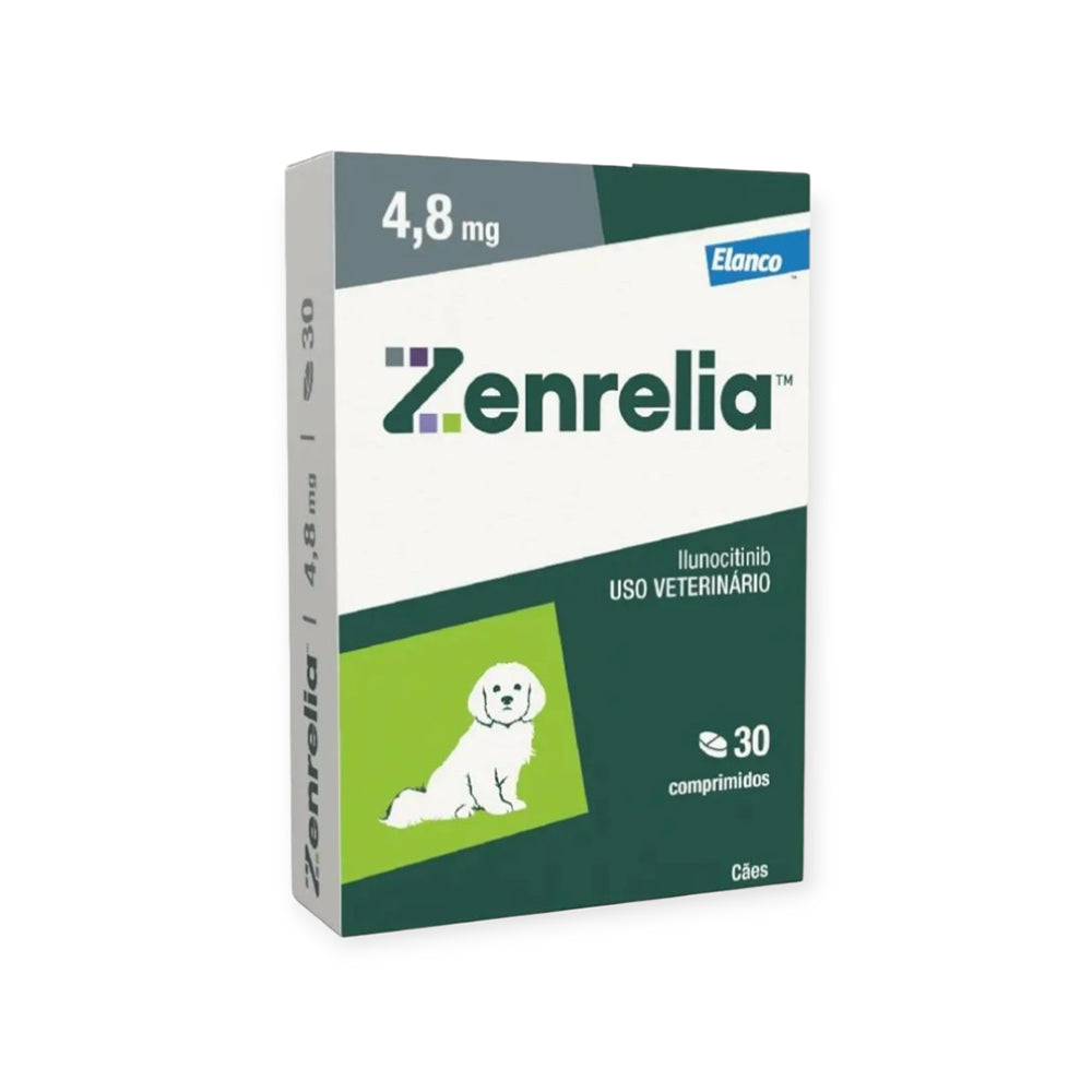 Zenrelia Dermatológico 4,8mg para Cães 30 Comprimidos