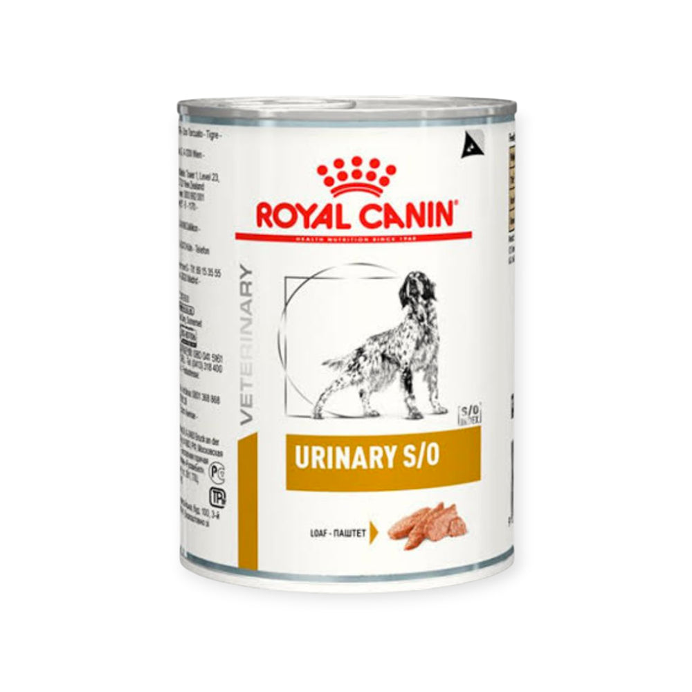 Ração úmida lata Royal Canin Veterinary Diet Urinary Cães lata 410g