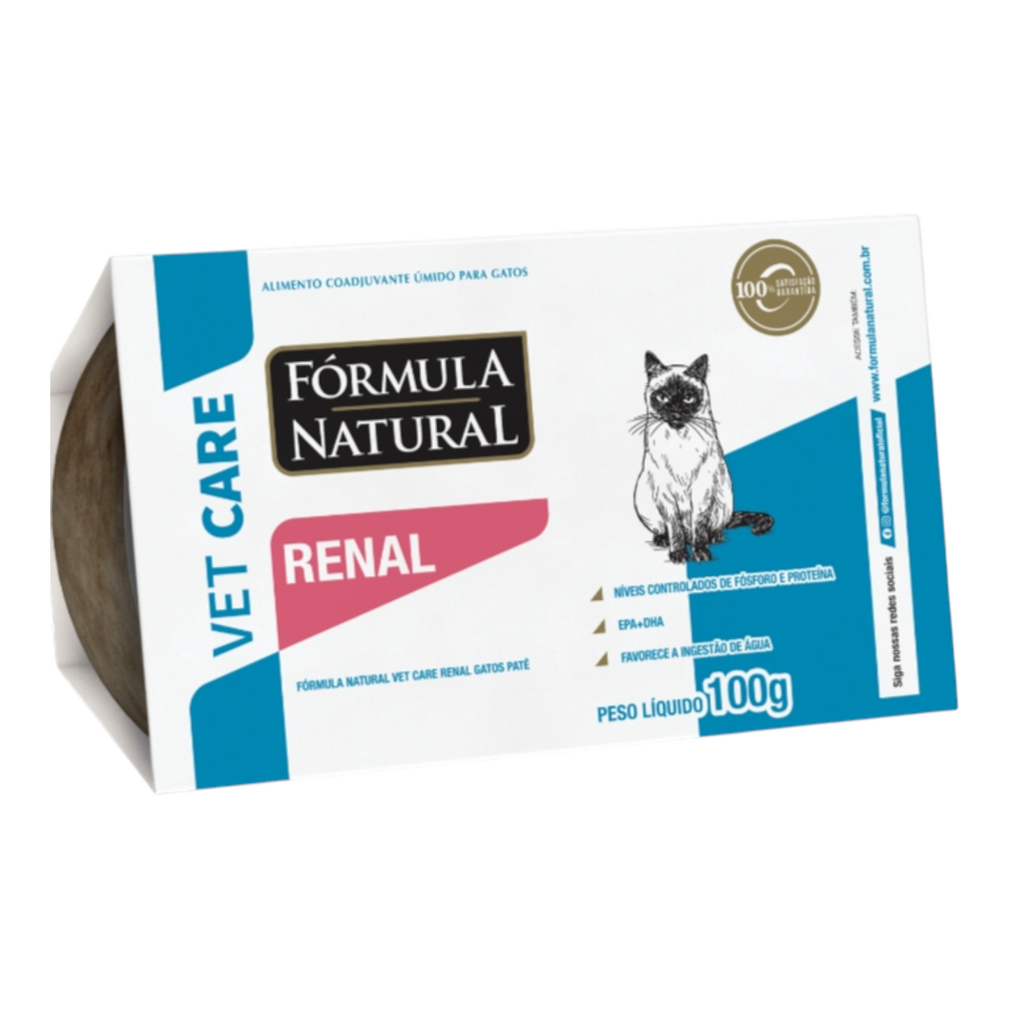 Fórmula Natural Vet Care Renal úmido para Gatos 100g
