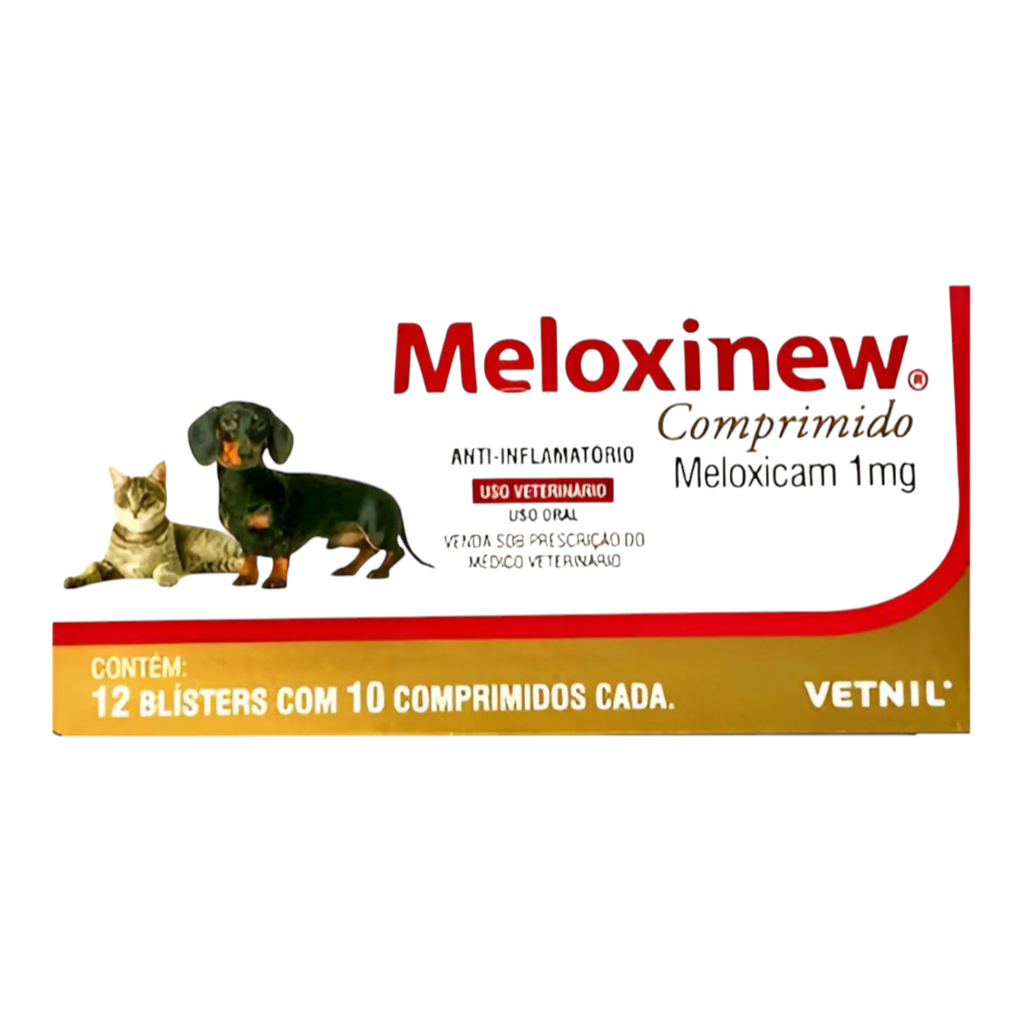 Meloxinew meloxicam 1mg. 10Comprimido