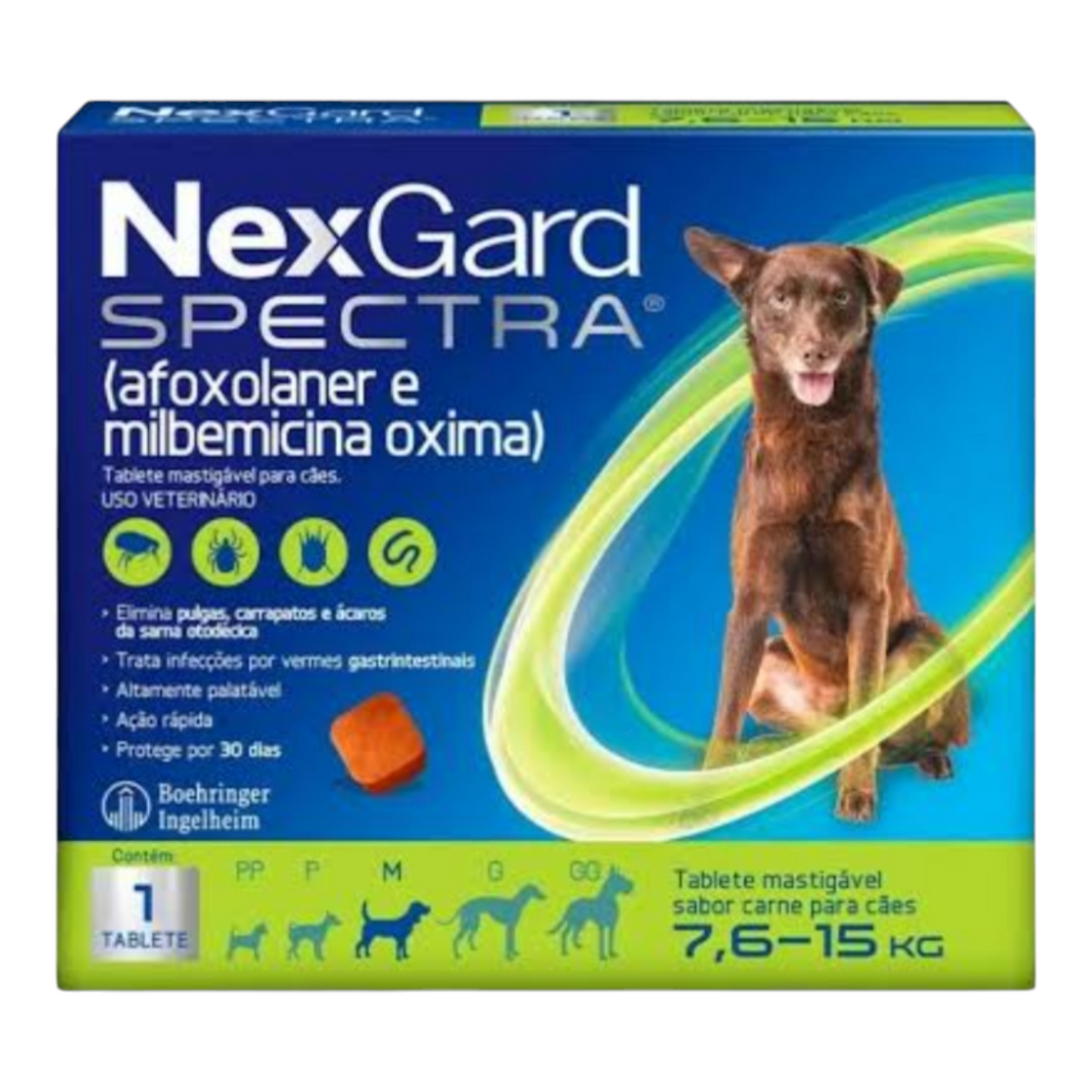 Nexgard Spectra para cães de 7,5 a 15kg