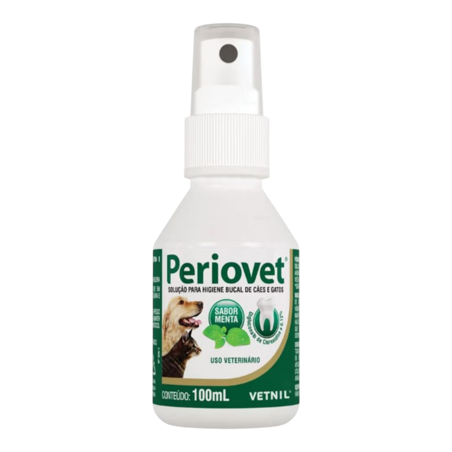 Periovet
Solução para higiene bucal para cães e gatos 100ml