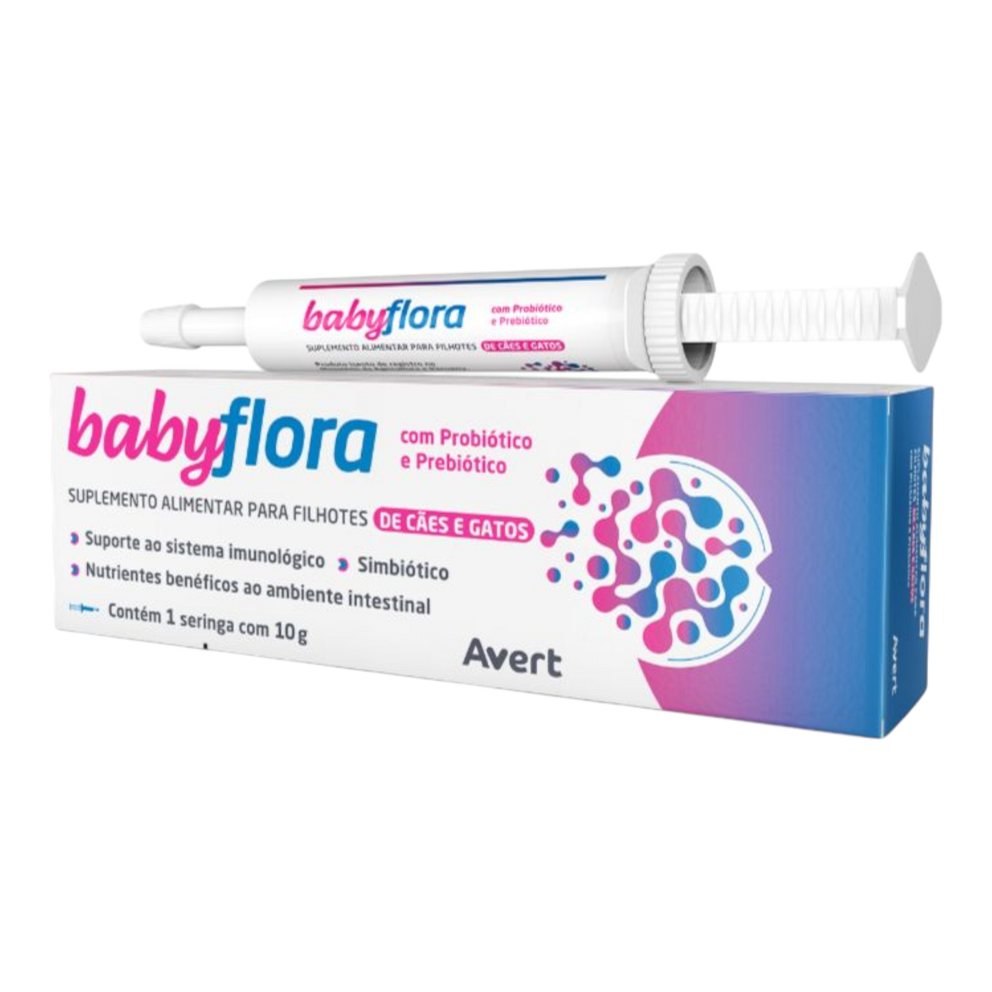 Baby flora cães e gatos 10g