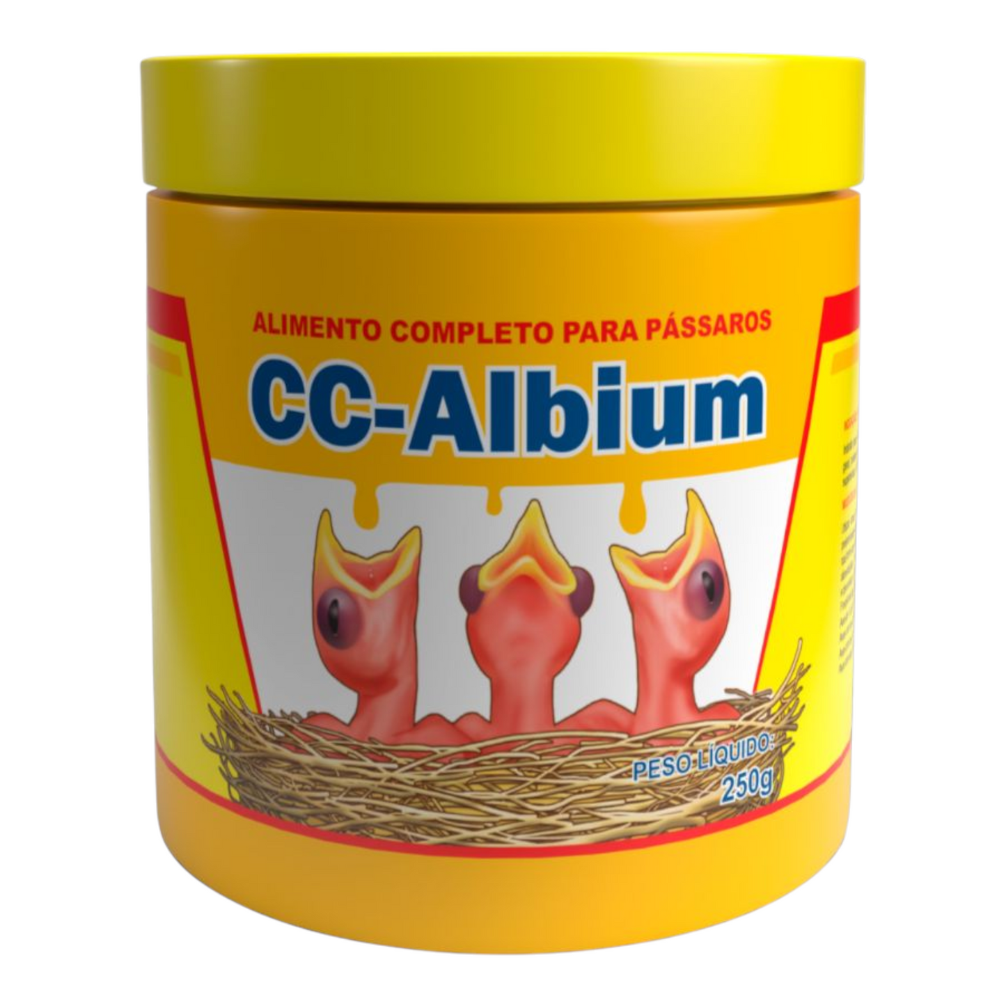 Papinha para filhotes de pássaros CC albium. 250g