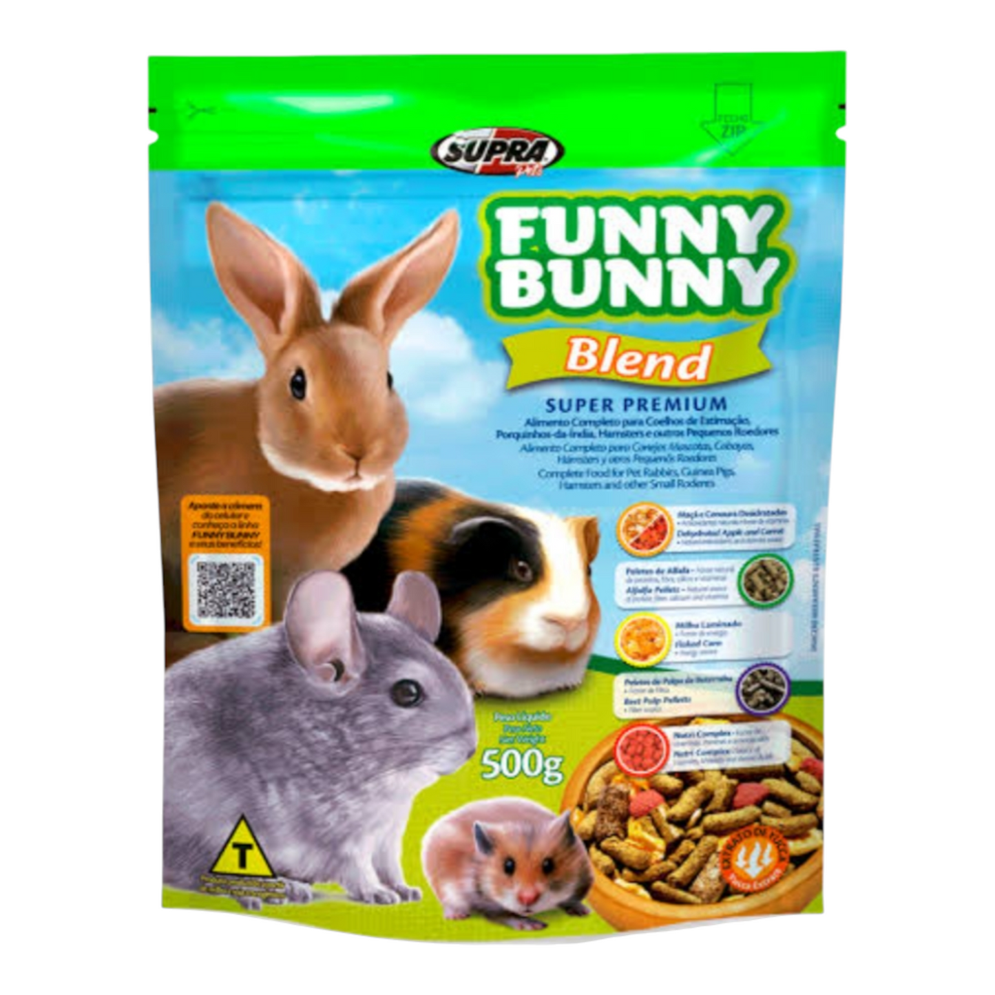 Ração Funny Bunny Blend 500g