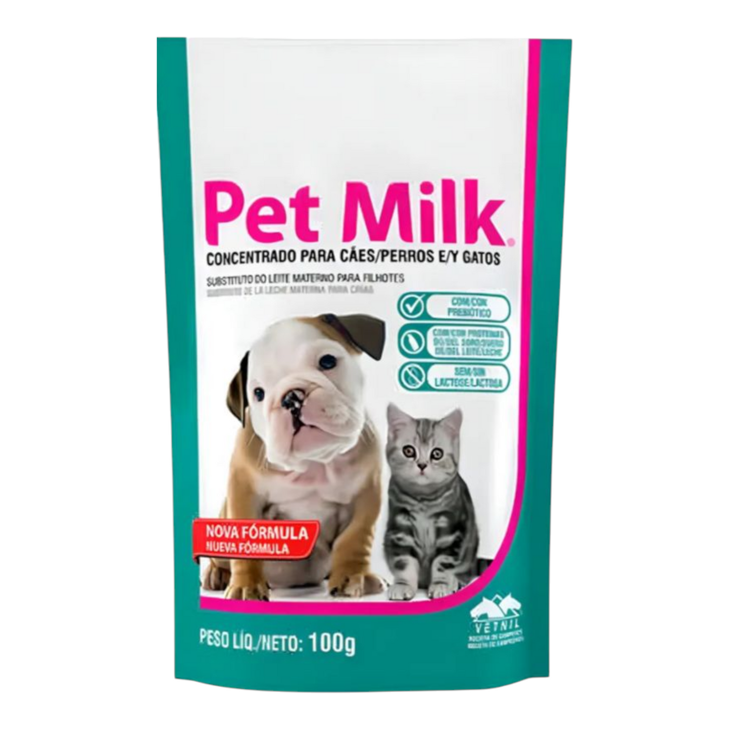Pet Milk
Substituto do leite materno 100g