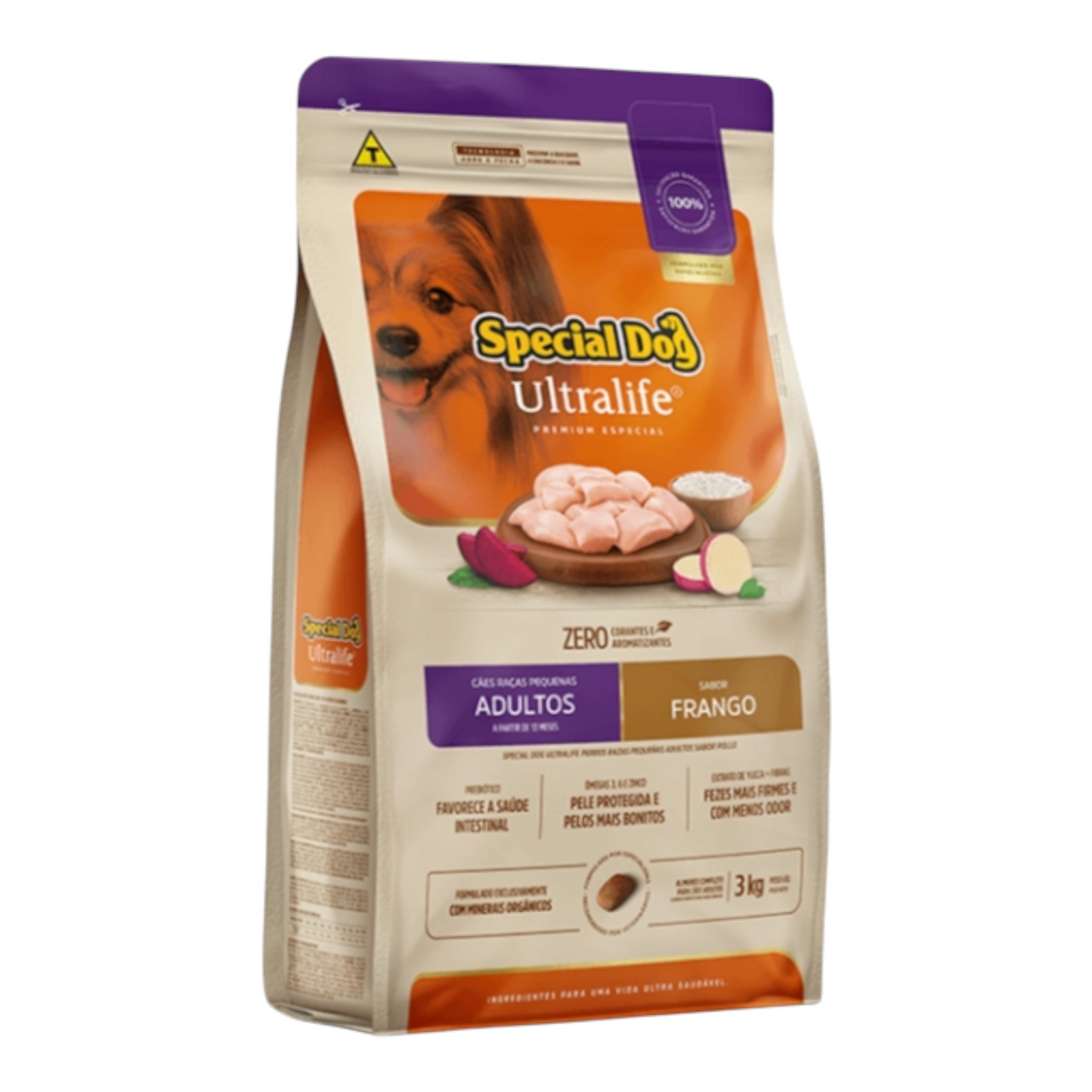 Ração Special Dog Ultralife cães Adulto raças pequenas sabor frango 3kg