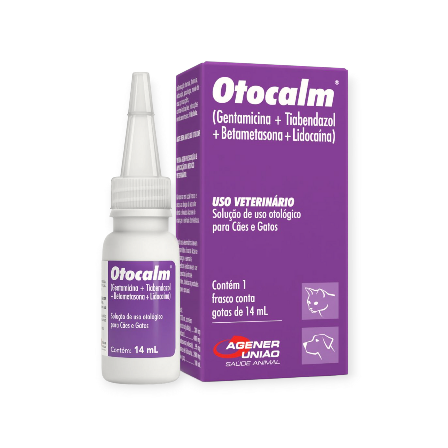 Otocalm Solução otológica para cães e gatos 14ml