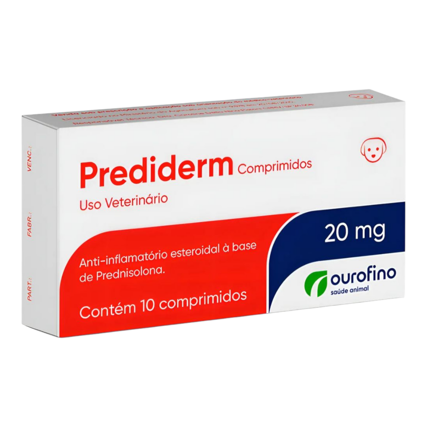 Prediderm 20mg . 10 comprimidos