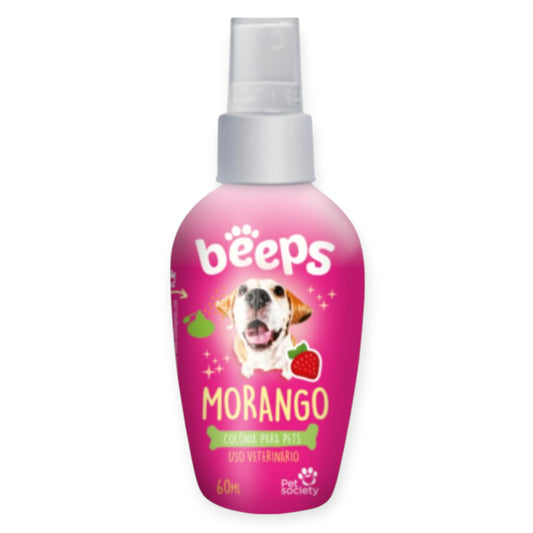 Colônia Pet Society Beeps Morango 60ml