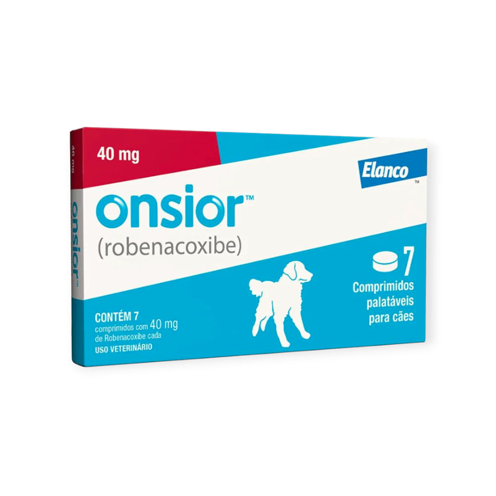 Onsior 40mg Anti-inflamatório para Cães 7 comprimidos