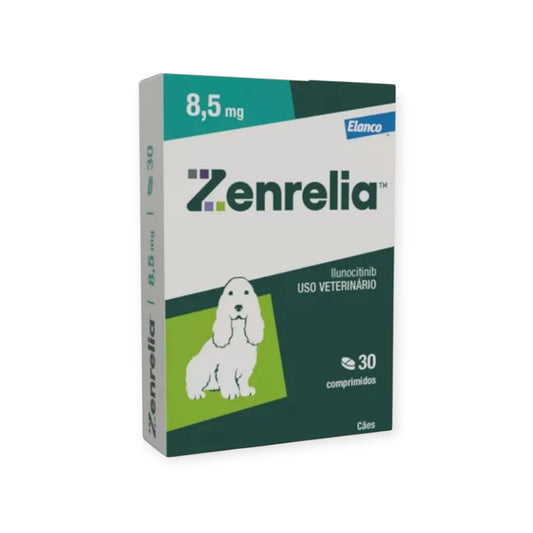 Zenrelia Dermatológico 8,5mg para Cães 30 Comprimidos
