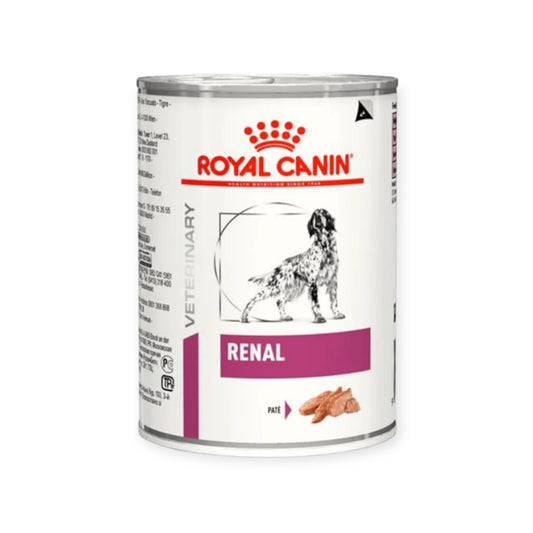 Ração úmida Royal Canin Veterinary Renal Cães lata 410 g
