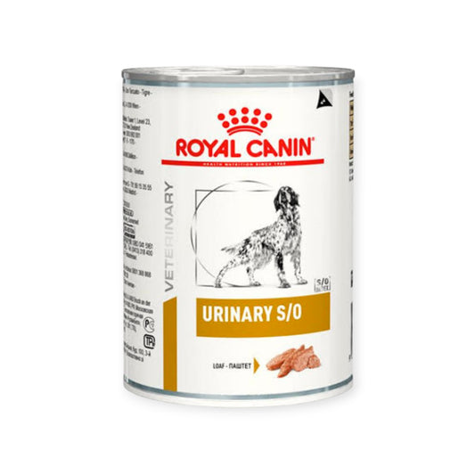 Ração úmida lata Royal Canin Veterinary Diet Urinary Cães lata 410g