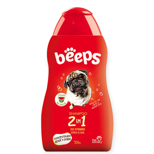 Shampoo beeps 2em 1 melancia 500ml