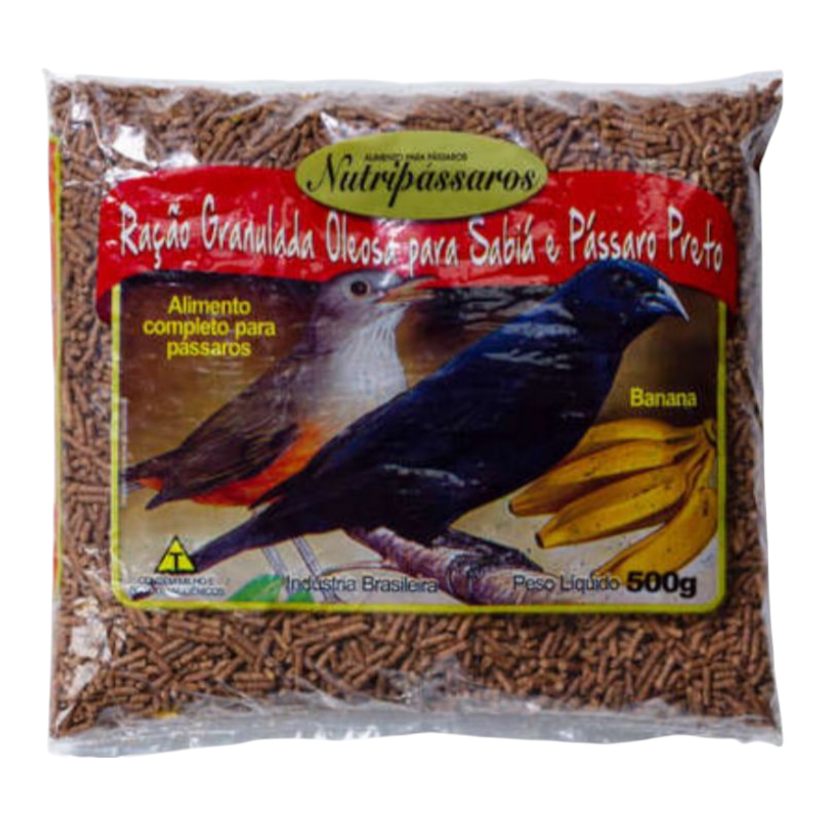 Granulada com banana para aves. 500g
