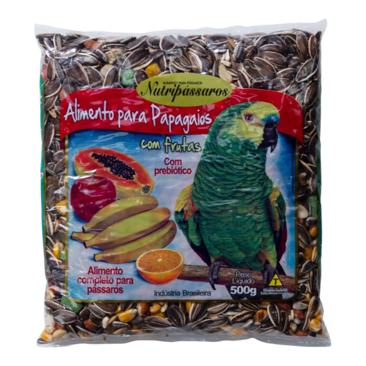 Mistura papagaio com frutas	 500g