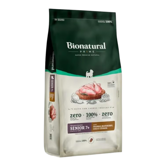 Ração Bionatural Cães Adulto Raças Pequenas Sênior 7+ 10,1kg