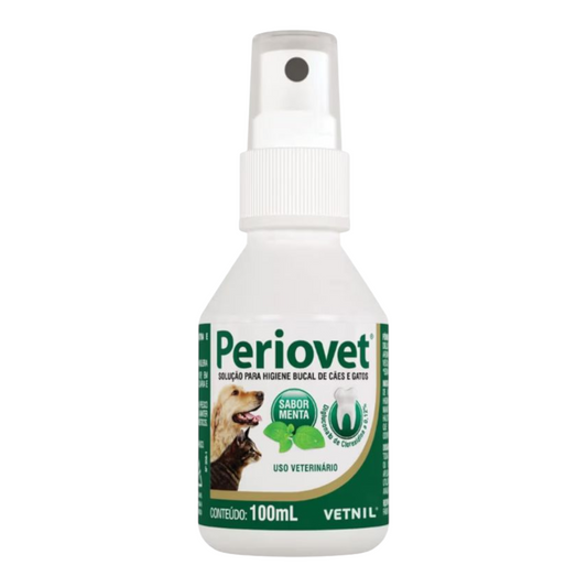 Periovet 
Solução para higiene bucal para cães e gatos 100ml