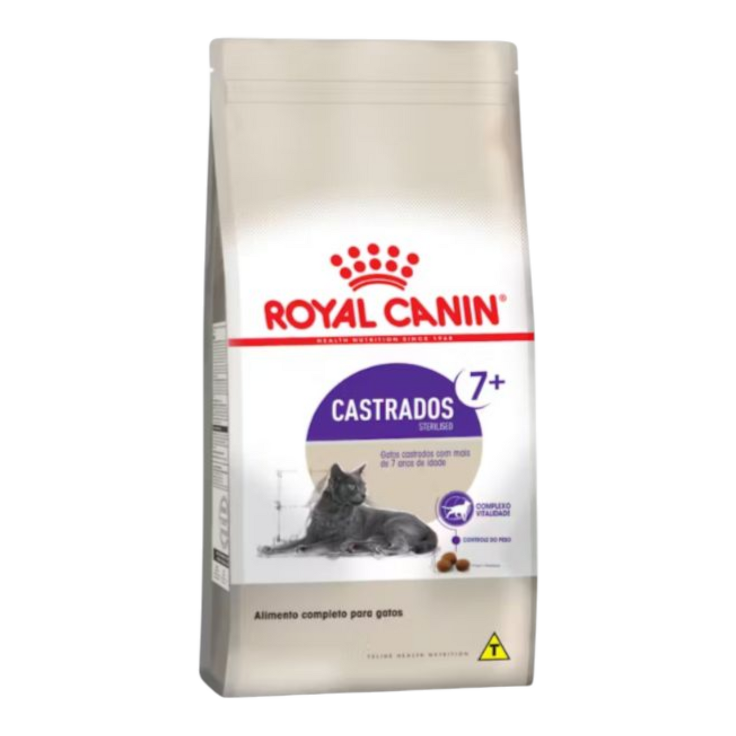 Ração Royal Canin Sterilised 7+ para Gatos Adultos Castrados Acima de 7 Anos 1,5kg