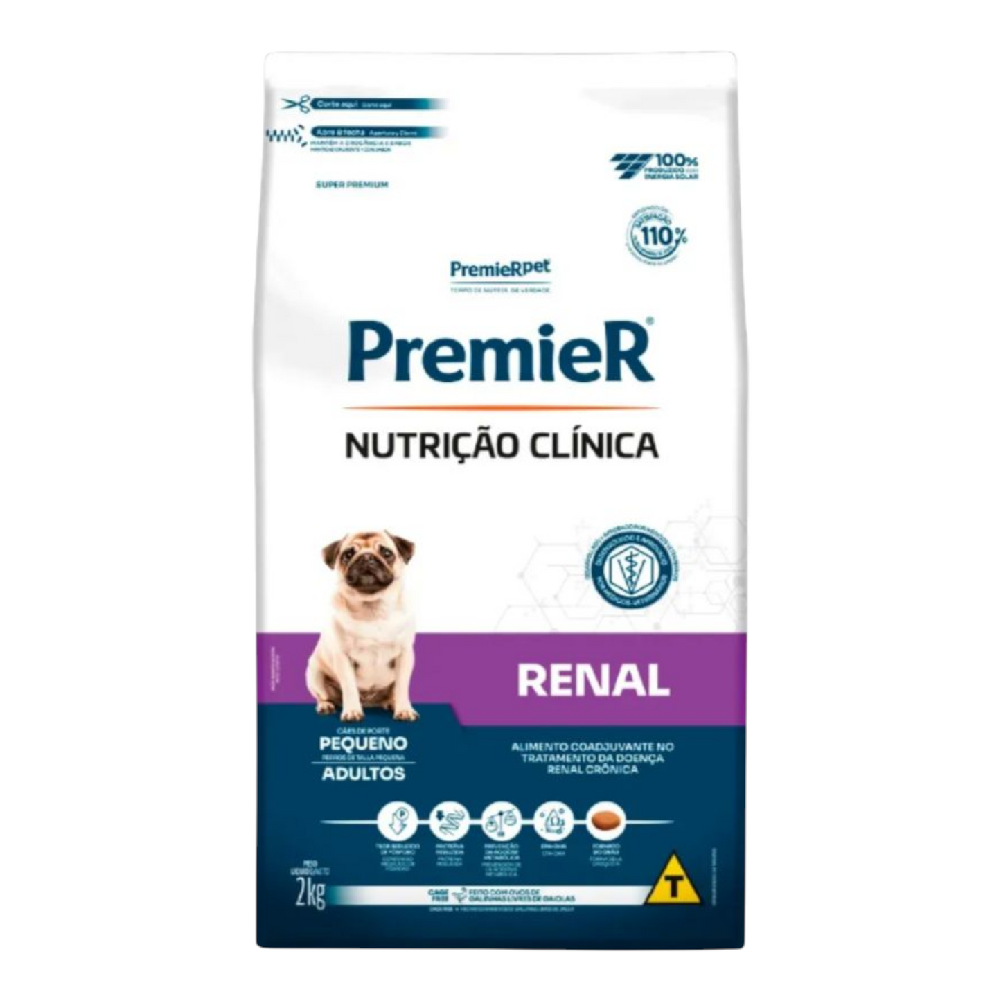 Ração Premier Nutrição Clínica Cão Renal Porte Pequeno 2kg