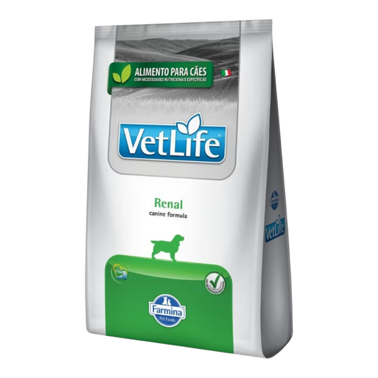 Ração Vet life Renal cães adulto raças grande 10,1kg