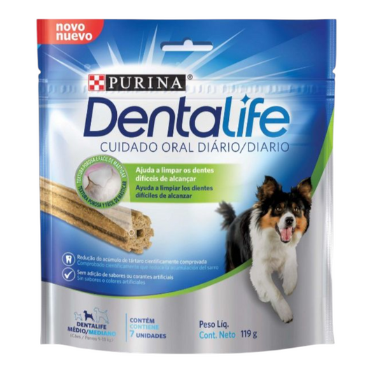 Petisco Dentalife Cães Adultos Médios Frango 119g