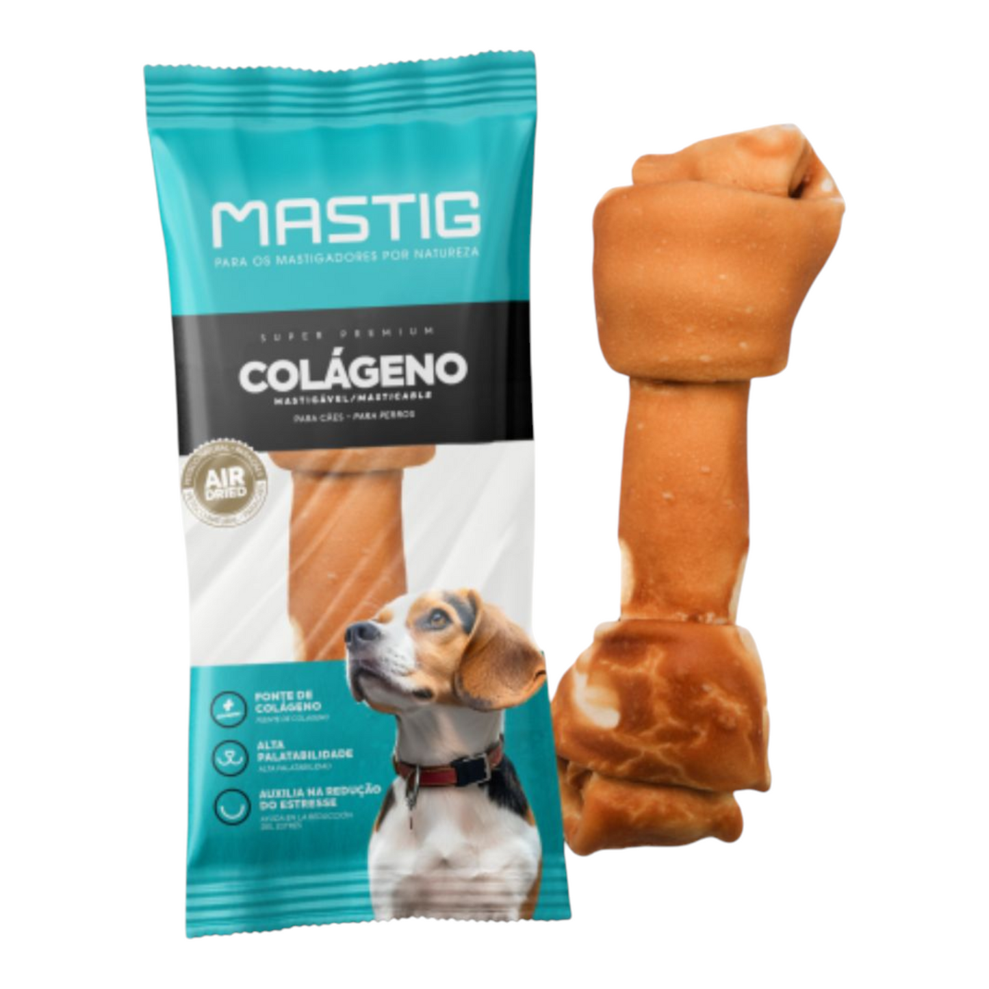 Osso 7-8" Colágeno Carne 1 pç
