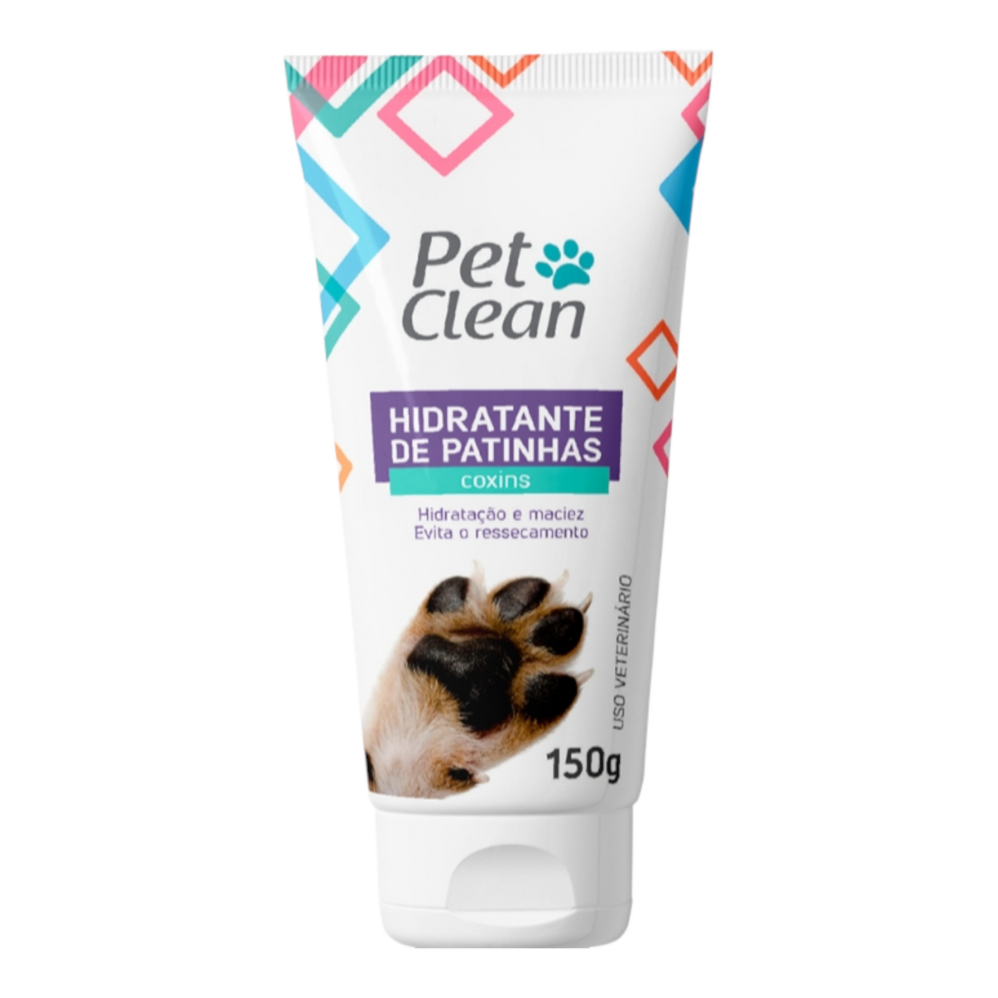 Creme Hidratante de Patinhas Pet Clean 150g