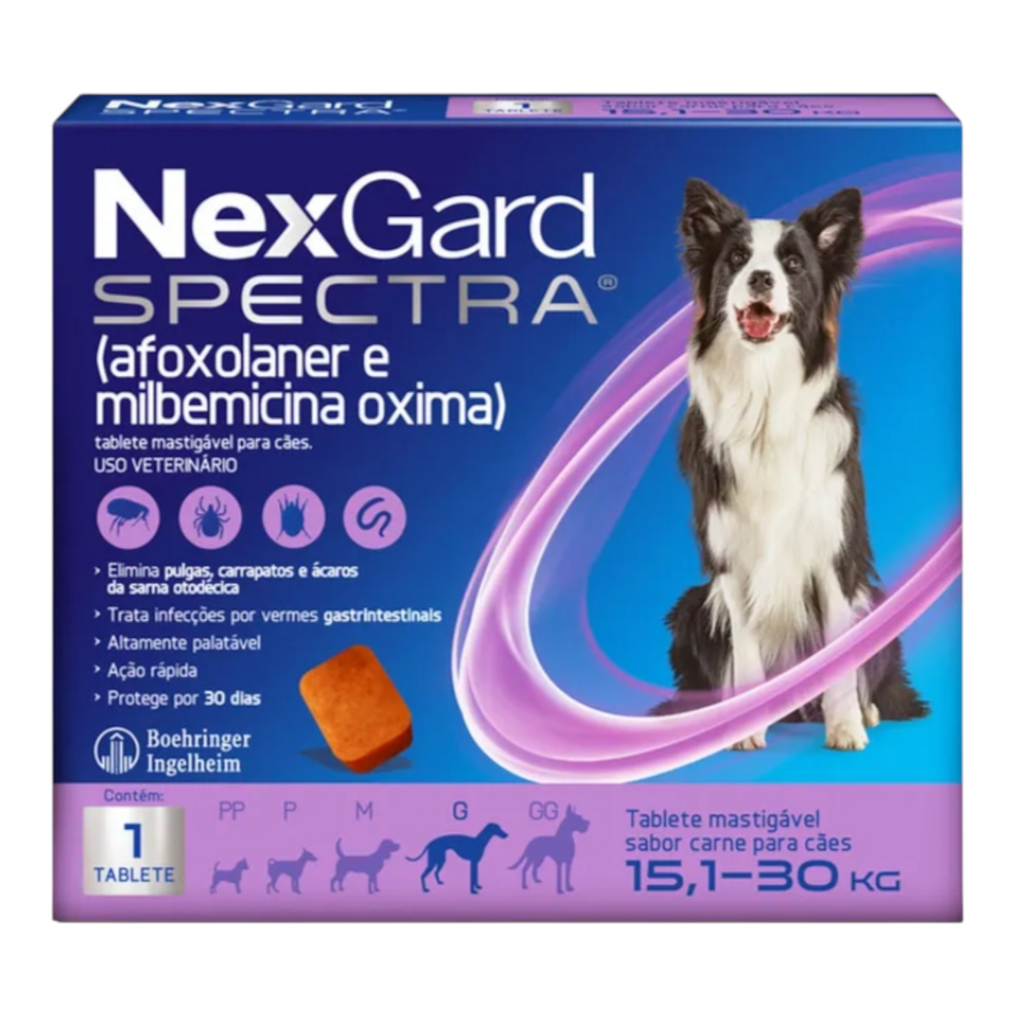 Nexgard Spectra para cães de 15 a 30kg