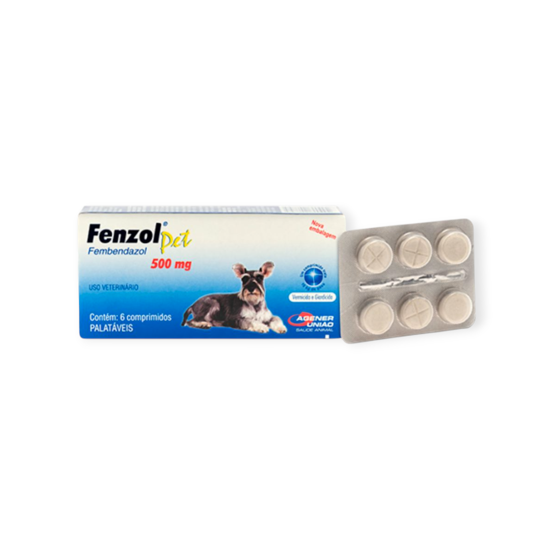Fenzol Pet
Antiparasitário para cães , cx com 6 comprimidos
