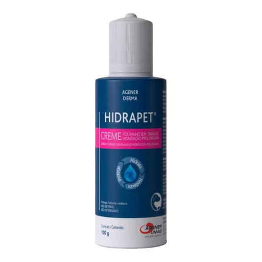 Hidrapet creme cães e gatos 100ml Óleo de Macadâmia; Ceramidas