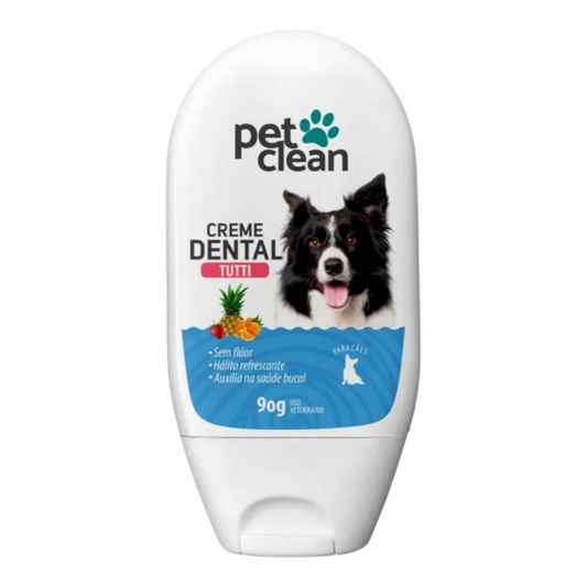 Creme Dental Tutti Frutti Pet Clean 90g