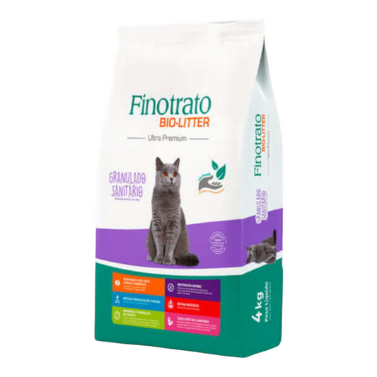 Areia higiênica Fino trato Bio-Litter Ultra Premium para Gatos 4kg
