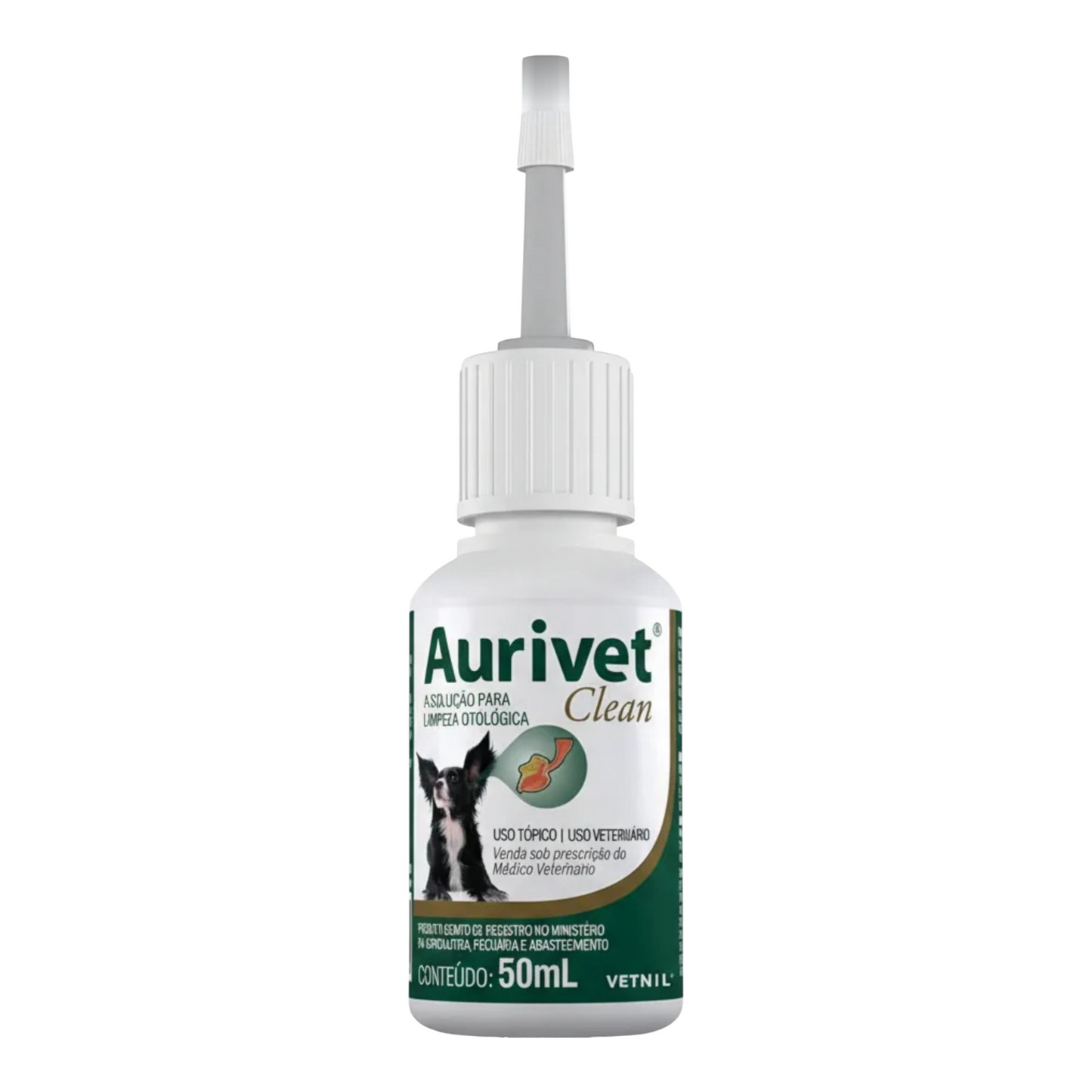 Aurivet Clean
Solução para limpeza otológica. 50ml