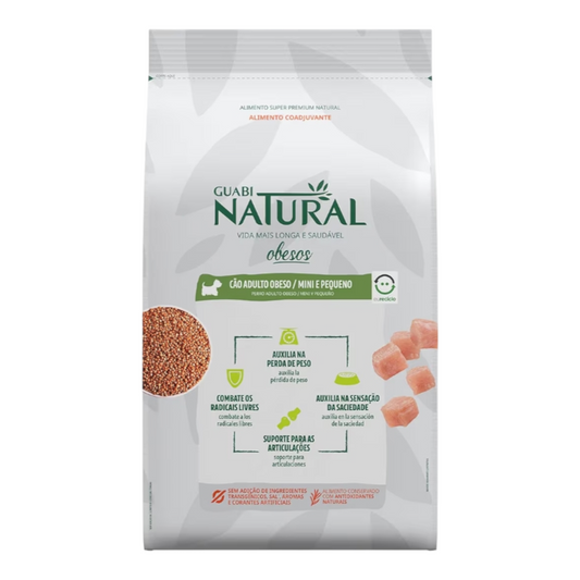 Ração Guabi Natural Cães Obesos Mini e Pequeno 10,1kg