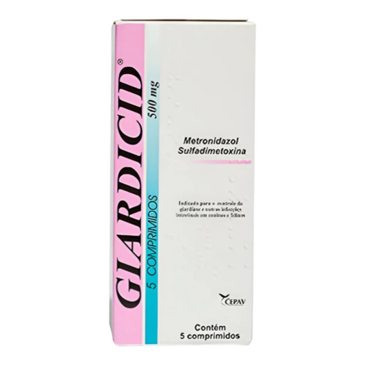 Giargicid 500mg.                        5 comprimidos