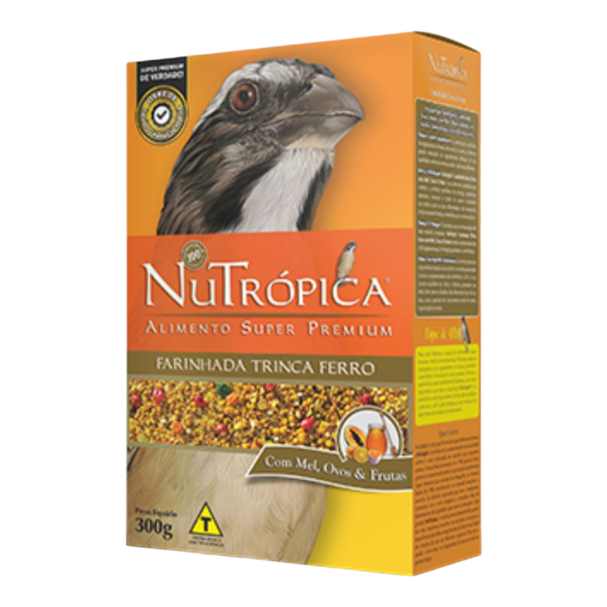 NuTrópica Farinhada Trinca Ferro Mel, Ovos e Frutas 300g