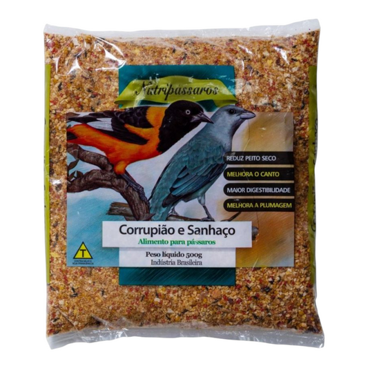 Mistura para corrupião e sanhaço.  500g