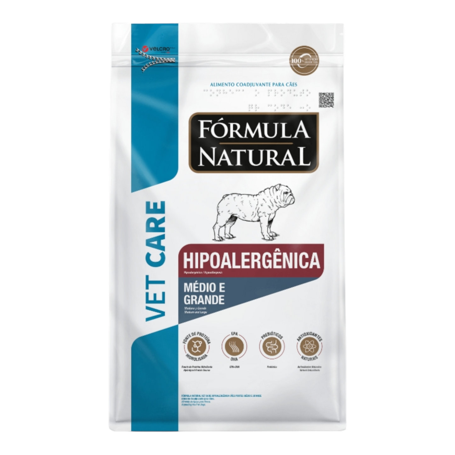 Ração Fórmula Natural Vet Care Hipoalergênica Cães Portes Médio e Grande 10,1kg