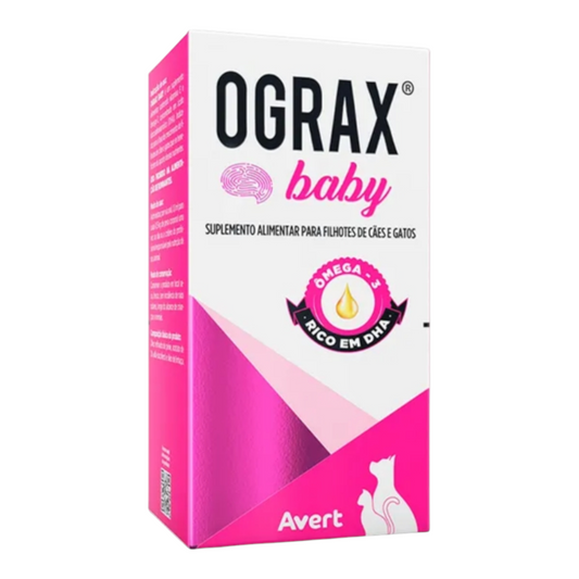 Ograx Baby para Cães e Gatos Filhotes Avert 30ml