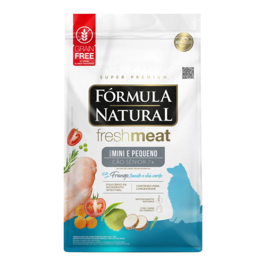 Ração Fórmula Natural Super Premium Fresh Meat Cão Sênior Portes Mini e Pequeno 2,5kg